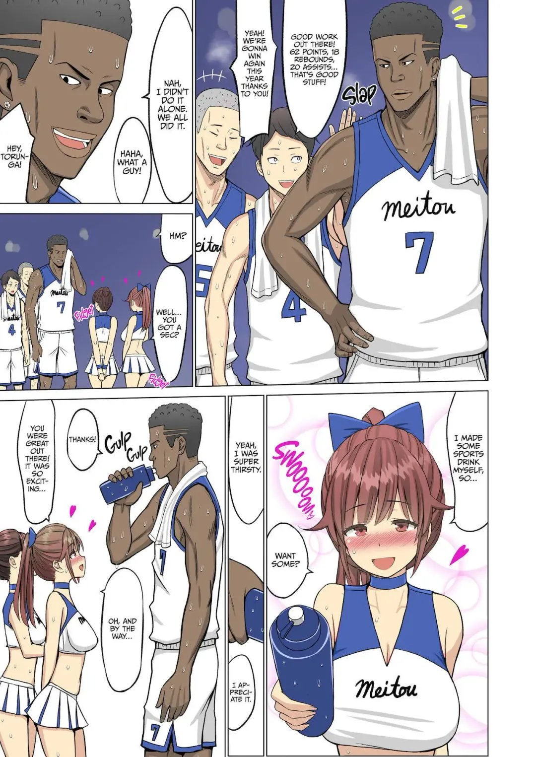 Suki Datta no ni... Natsu ~Osananajimi no Cheerleader ga Kokujin Ryuugakusei ni~ | But I Loved Her... Summer Chapter: My Cheerleader Friend Got Taken by a Foreign Student Fhentai - Page 5