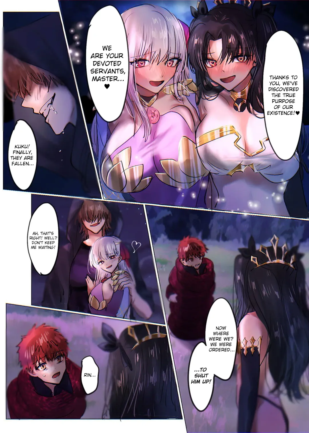 [Duokuma] Fate/rewrite ~Rin to Sakura ga Servant-ka Sennou Sareru Hon~ | ~Rin and Sakura Brainwashing Book~ Fhentai - Page 19