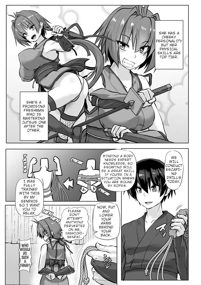 [Kumoemon] Kinbaku Kunoichi Inpon-chou | Bondage Ninja Lewd Book Fhentai - Page 3