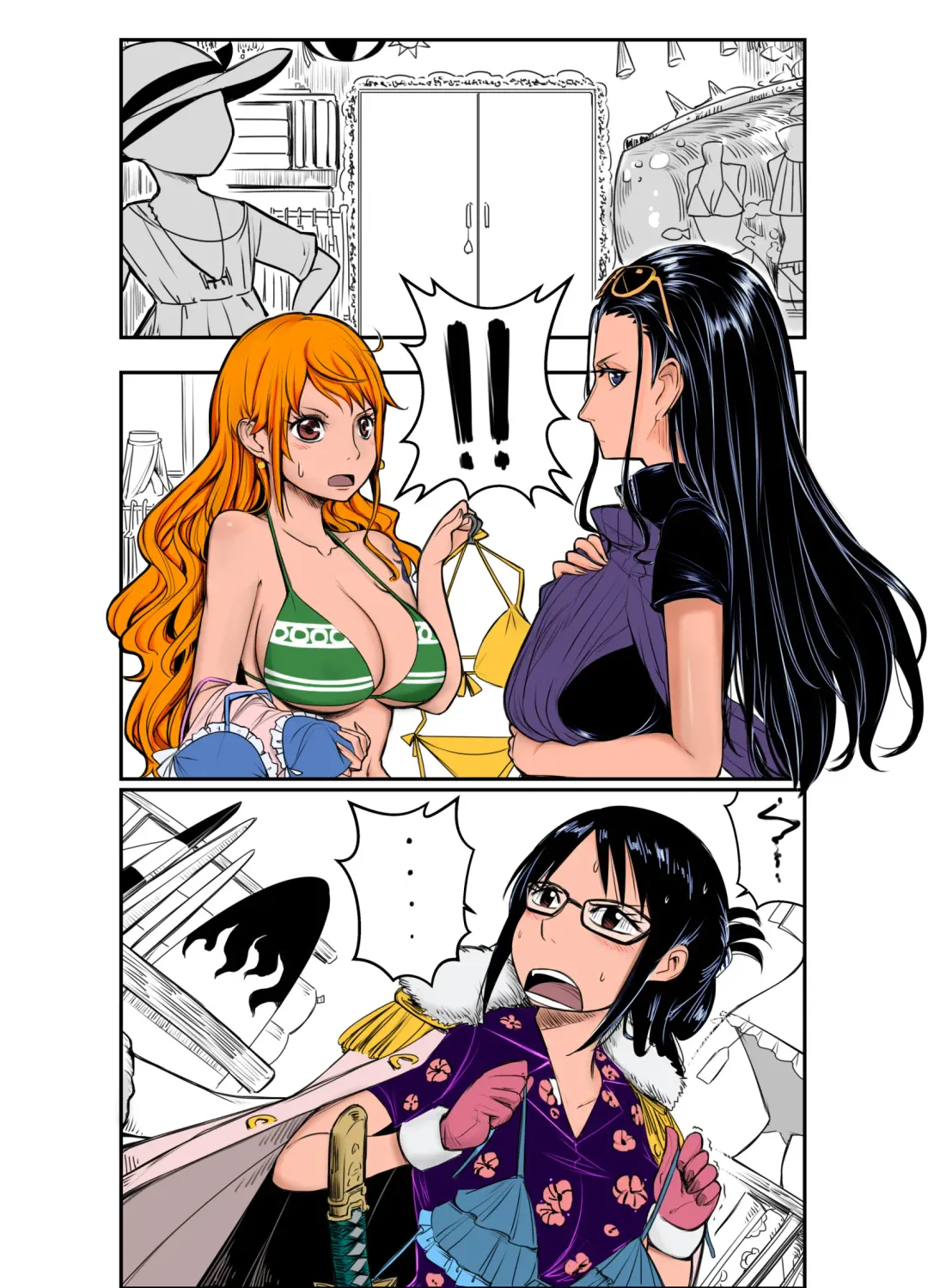[Yuriwhale] Robin Nami Medley Fhentai - Page 1