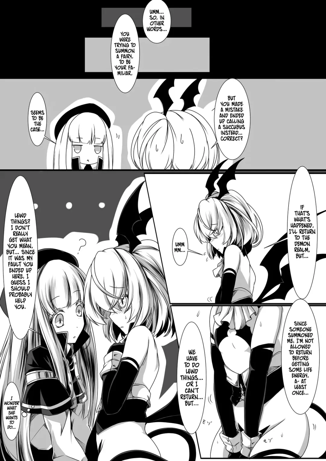 [Hisui] Yuri Succubus no Oshigoto | Mage-chan and the Yuri Succubus <3 Fhentai - Page 4
