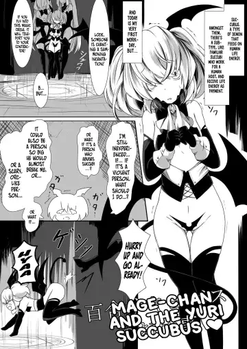[Hisui] Yuri Succubus no Oshigoto | Mage-chan and the Yuri Succubus <3 Fhentai - Page 2