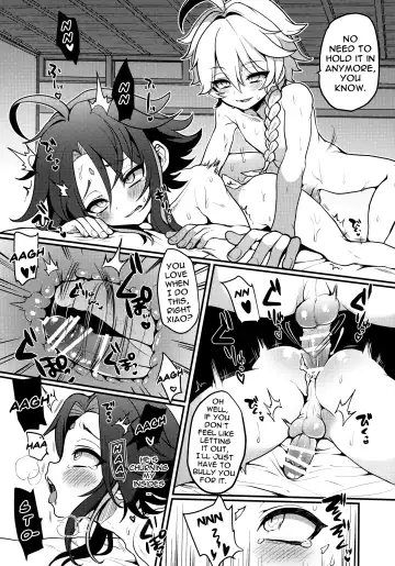 [Poron] AetherXiao ga Tsubo no Naka de Ecchi Suru Hon Fhentai - Page 9
