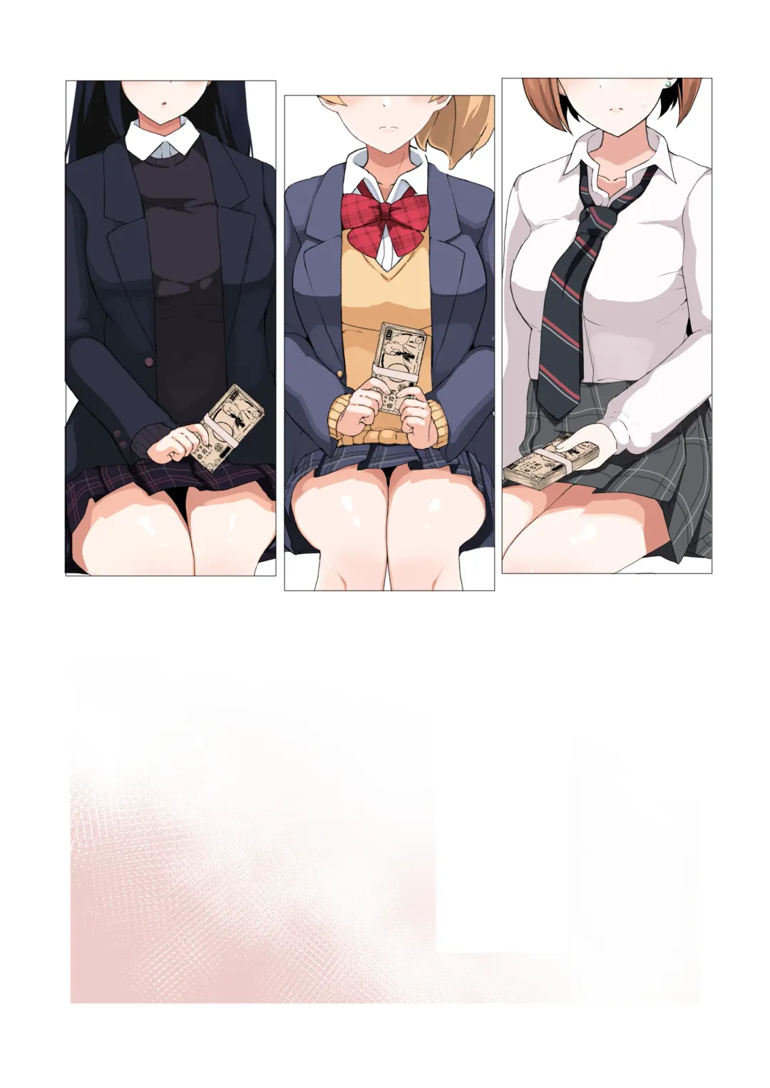 [Sasanoha Toro] Enkou 4P Harem Musekininn Nakadashi H ~Enjoukousai de Seihuku Shoujo 3 Nin ni Nama de Nakadashi Shimakuru~ Fhentai - Page 35