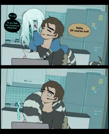 [Sparrowl] Wholesome diligent husband x Lewd sleepy Snake wife Fhentai - Page 15