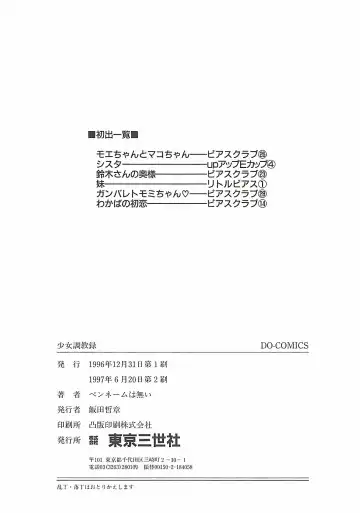 [Penname Wa Nai] Shoujo Choukyouroku Fhentai - Page 166