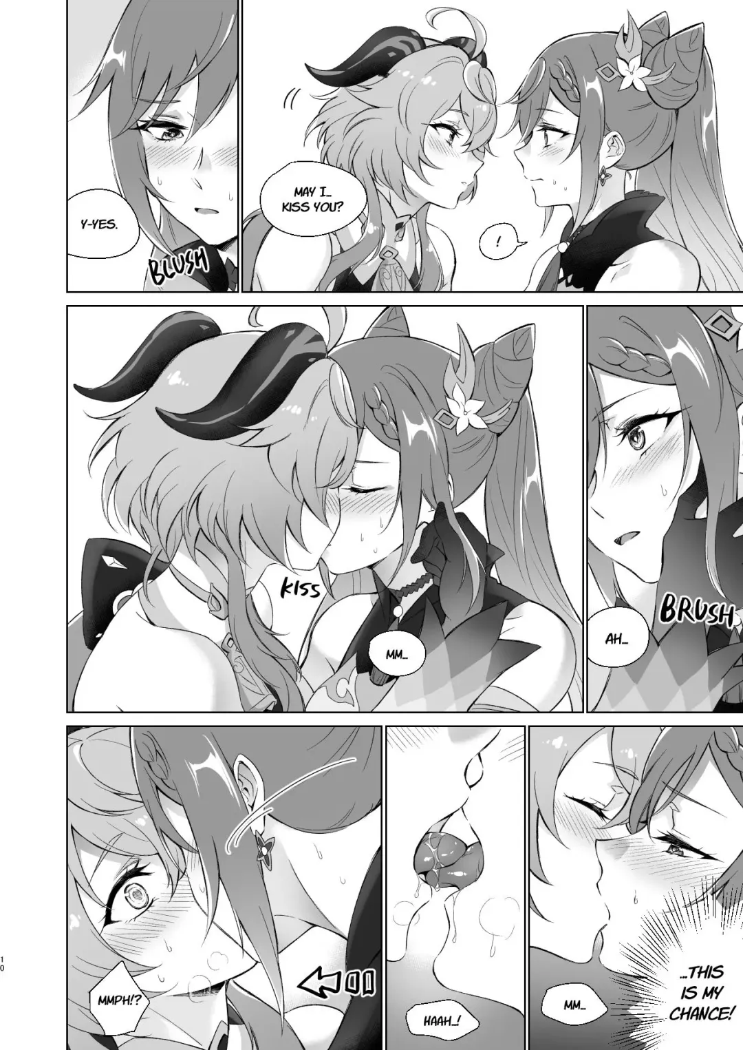 [Negom] Ganyu to Ecchi ga Shitai! - Sleep with me, Ganyu Fhentai - Page 9