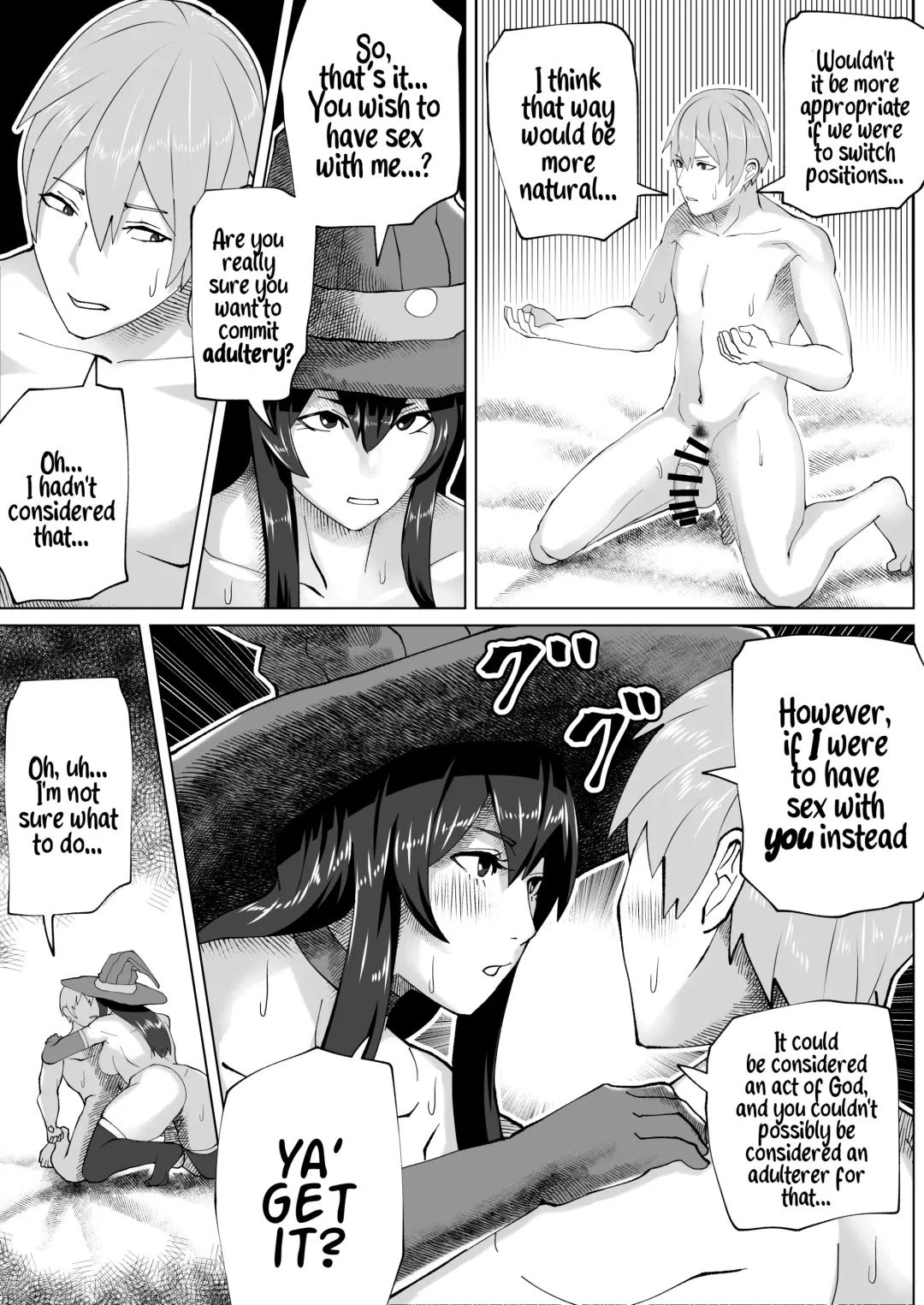 [Bekobeko] Futanari Majo no Mori | The Futanari Witch's Forest Fhentai - Page 17