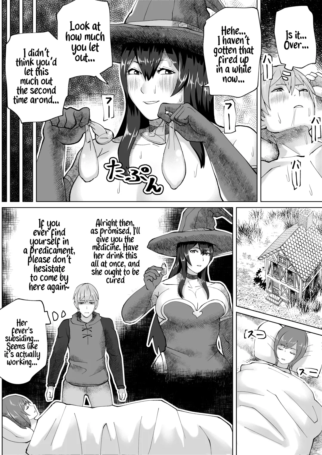 [Bekobeko] Futanari Majo no Mori | The Futanari Witch's Forest Fhentai - Page 26