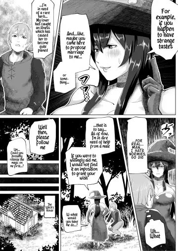 [Bekobeko] Futanari Majo no Mori | The Futanari Witch's Forest Fhentai - Page 5