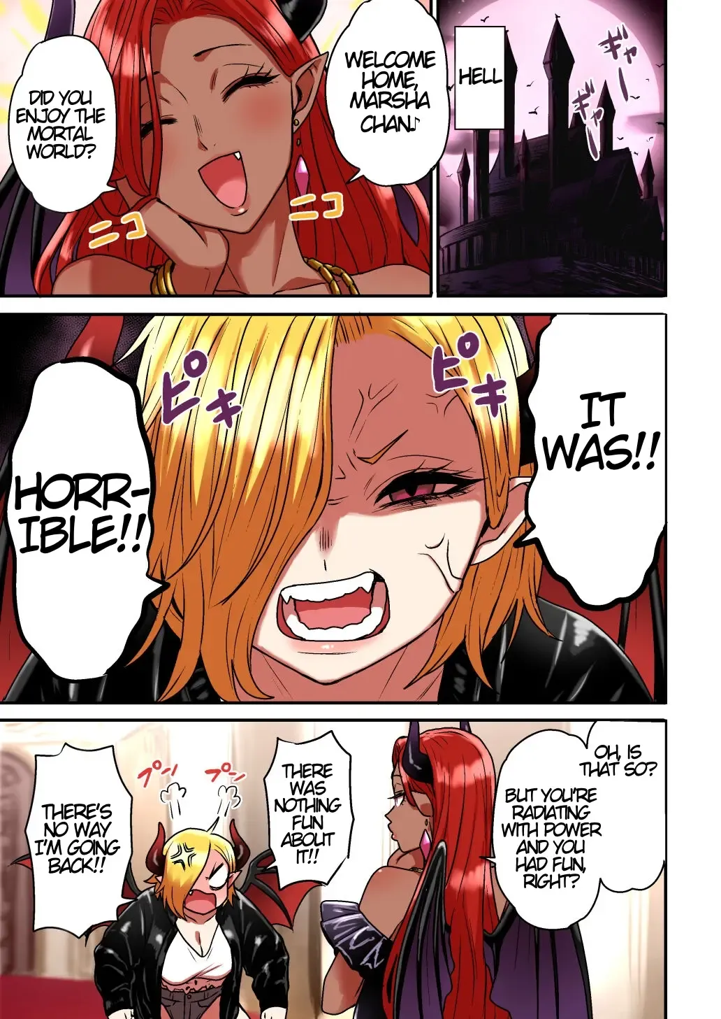 [Yanagida Fumita] Junjou Yankee Succubus Marsha-chan ~Ningen-kai de Succubus Kenshuu~ Fhentai - Page 114