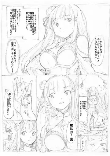 [Fujiwara Shunichi] Emilia Kumo Ito Kousoku Manga Fhentai - Page 2