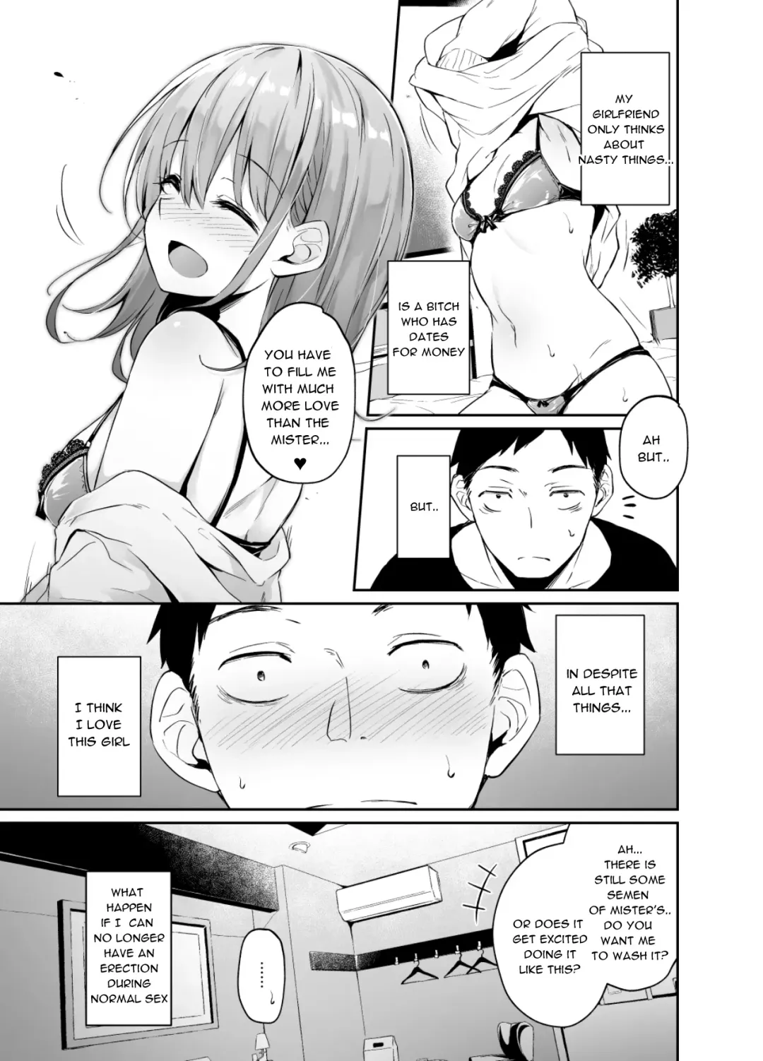 [Hitoi] Enkou Kanojo to Kengakukai | Paid dates with my girlfriend prostitute side-by-side experience Fhentai - Page 32