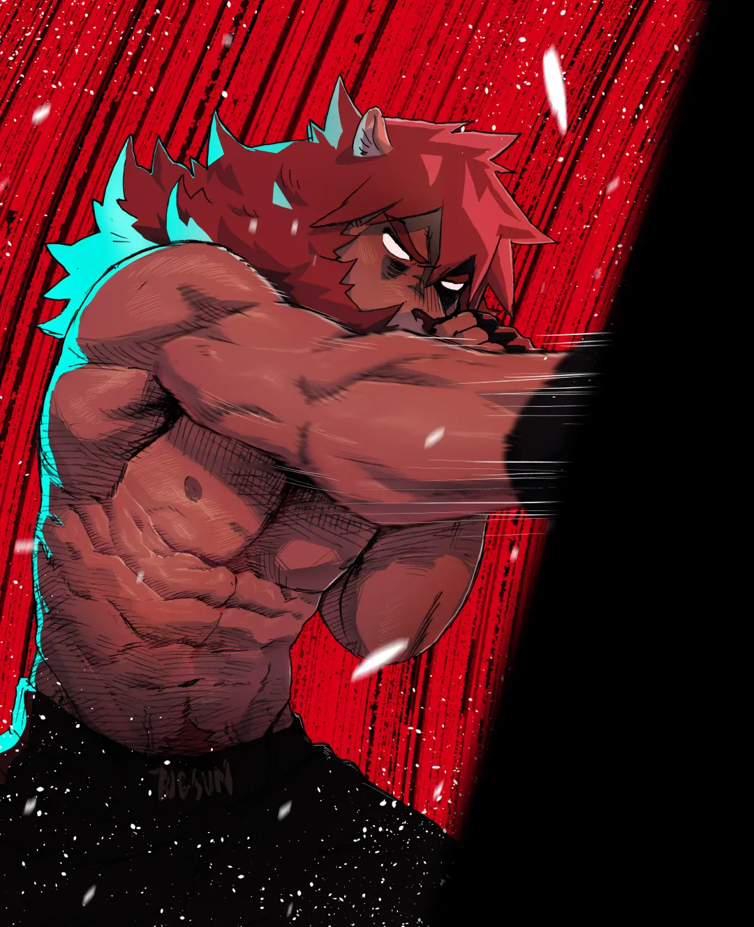 [Nomifuki] Bear Hug Battle (Vol. 4) - Genshin vs YoungSoul Fhentai - Page 23