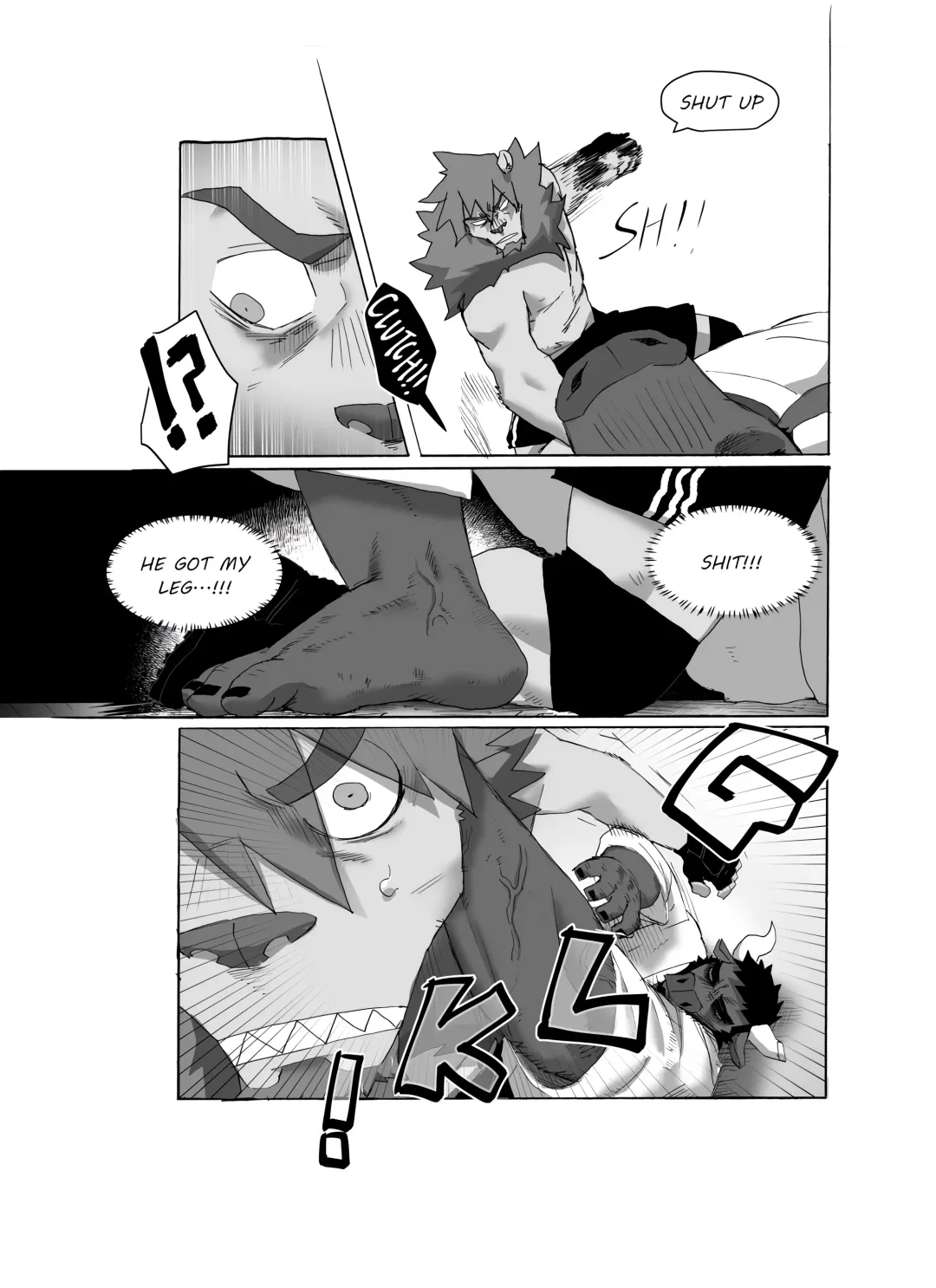 [Nomifuki] Bear Hug Battle (Vol. 4) - Genshin vs YoungSoul Fhentai - Page 7