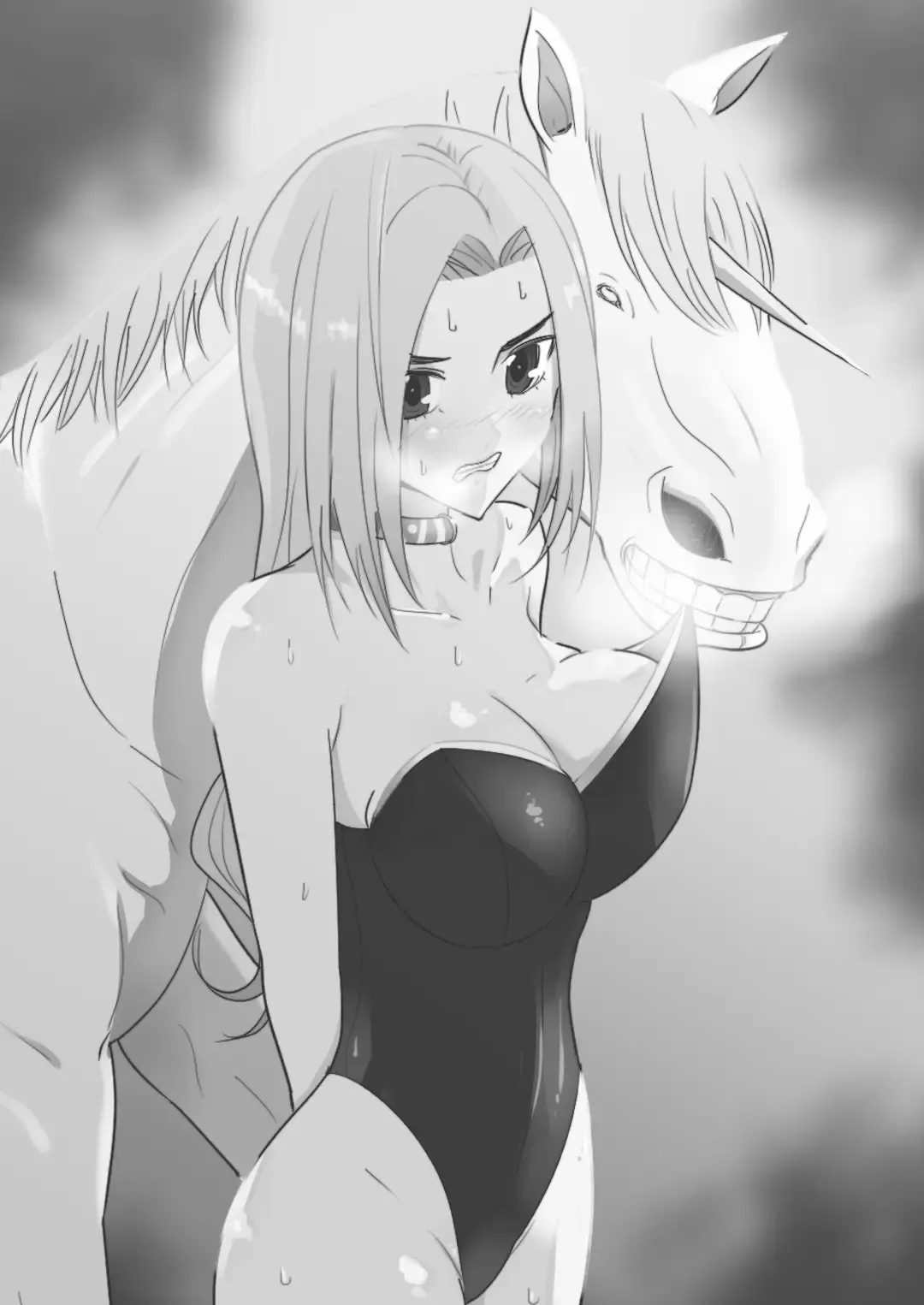 [Freya] Aiba ni Hamerareta Onna Kishi | Female knight who fucked by her own steed Fhentai - Page 2