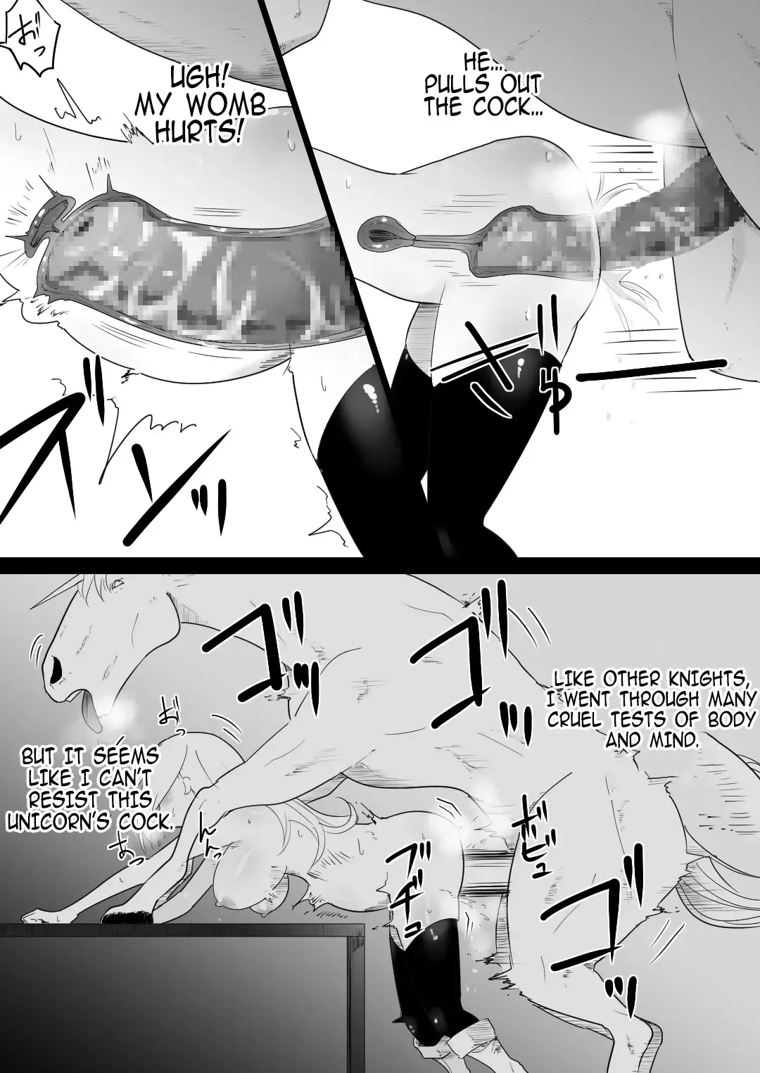 [Freya] Aiba ni Hamerareta Onna Kishi | Female knight who fucked by her own steed Fhentai - Page 32
