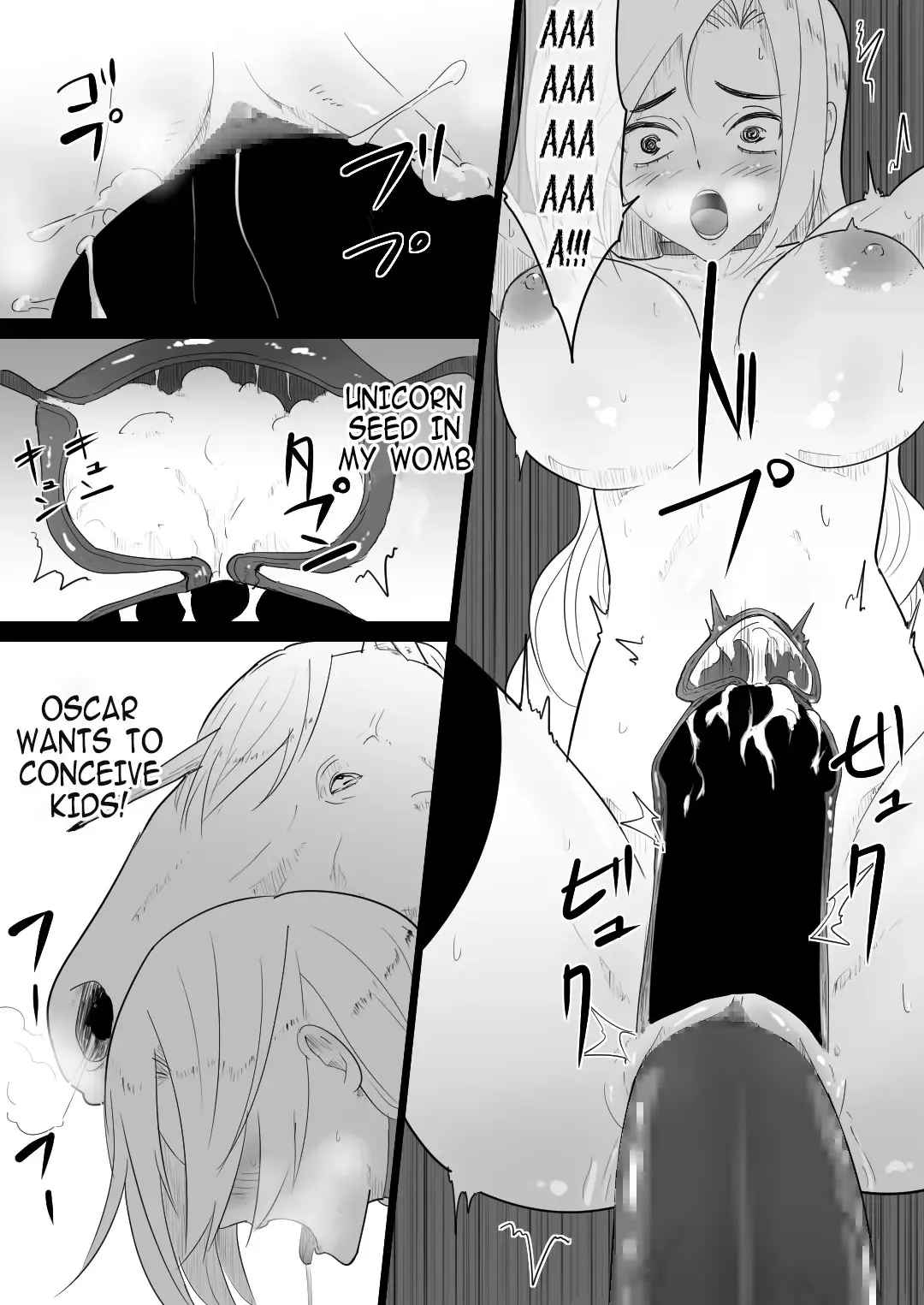 [Freya] Aiba ni Hamerareta Onna Kishi | Female knight who fucked by her own steed Fhentai - Page 35
