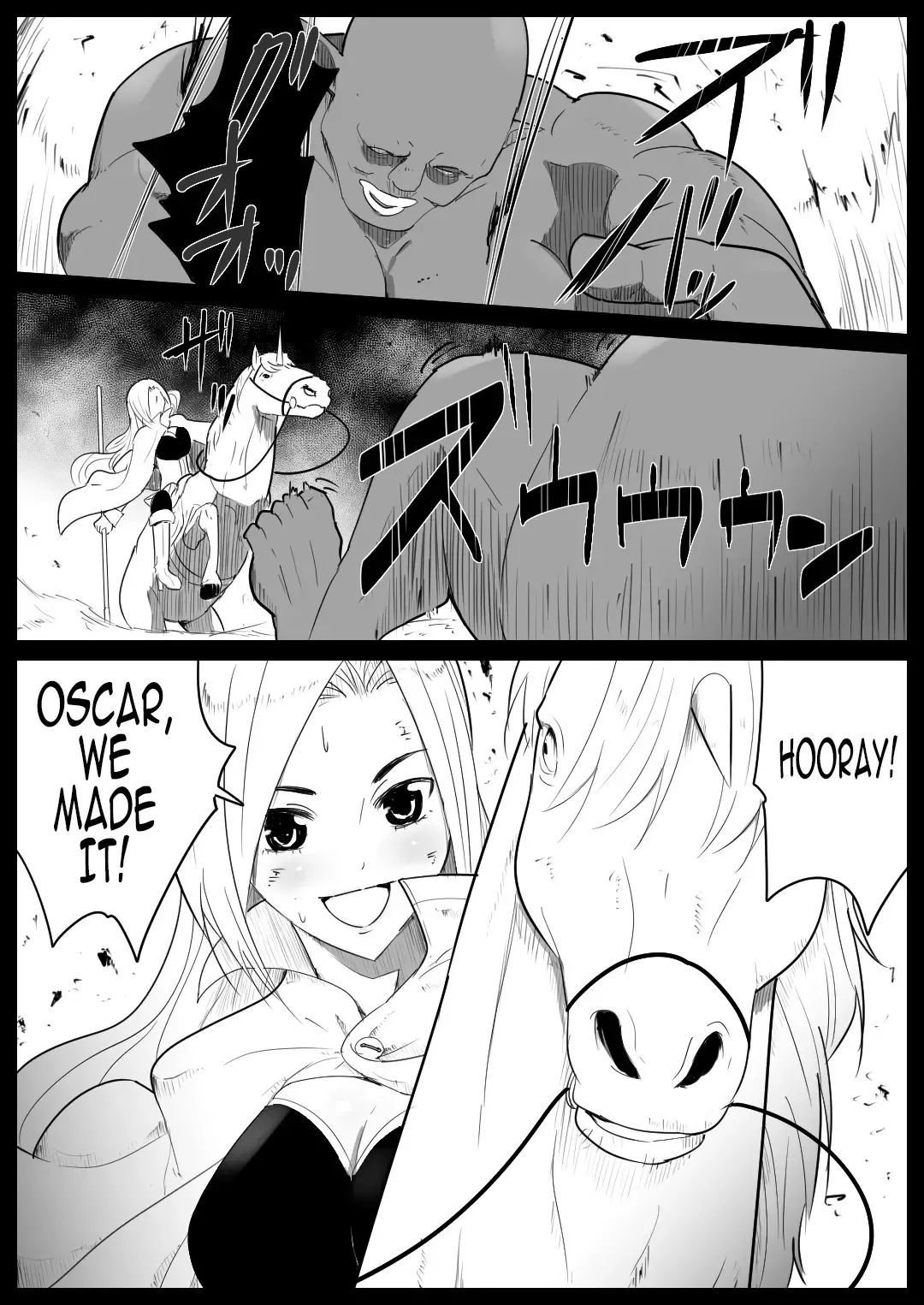 [Freya] Aiba ni Hamerareta Onna Kishi | Female knight who fucked by her own steed Fhentai - Page 4