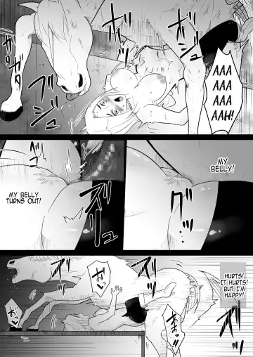 [Freya] Aiba ni Hamerareta Onna Kishi | Female knight who fucked by her own steed Fhentai - Page 41