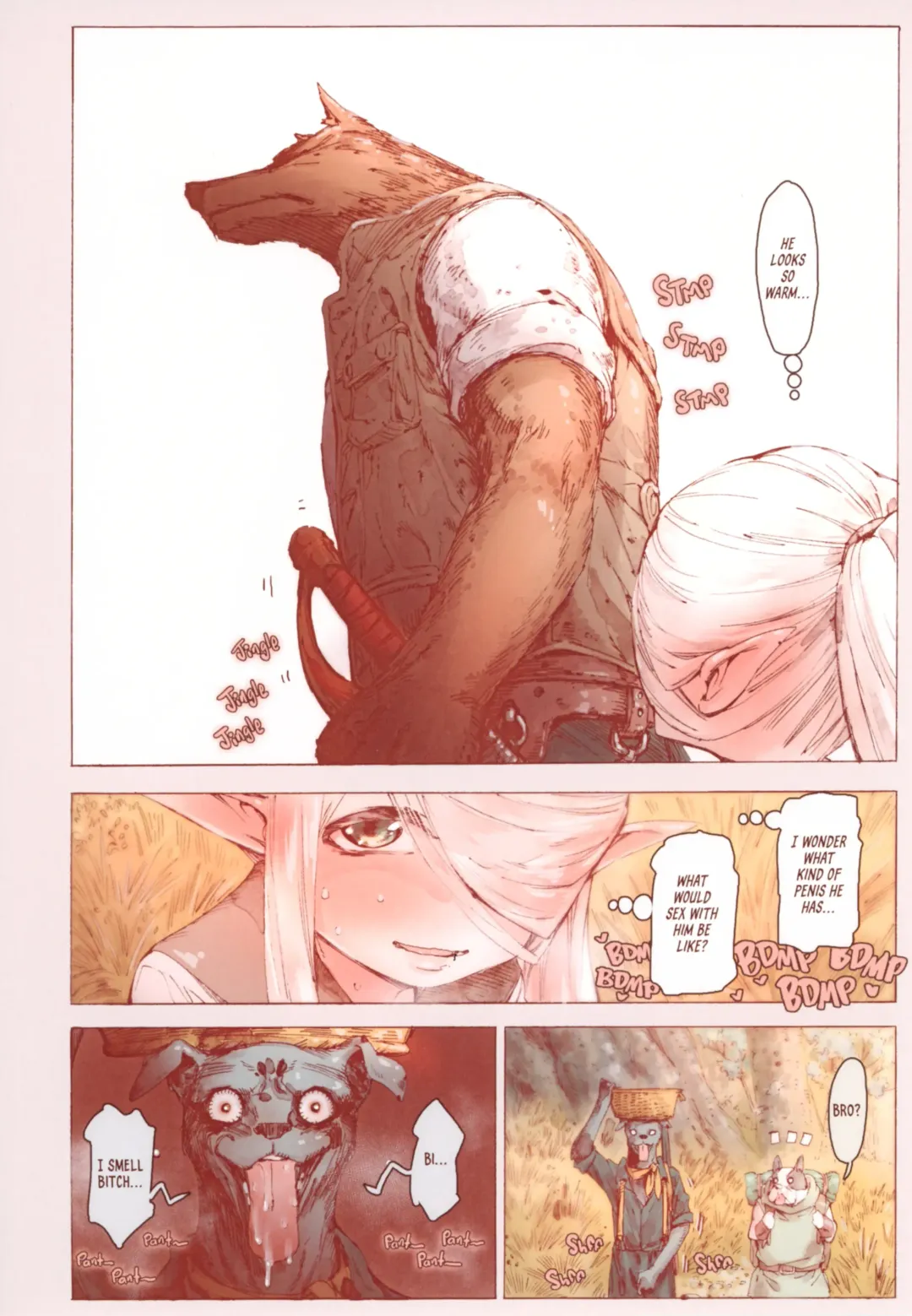 [Kyaradain] Chiisana Elf to Yaban na Juujin | The Little Elf and the Savage Beastmen (decensored) Fhentai - Page 11
