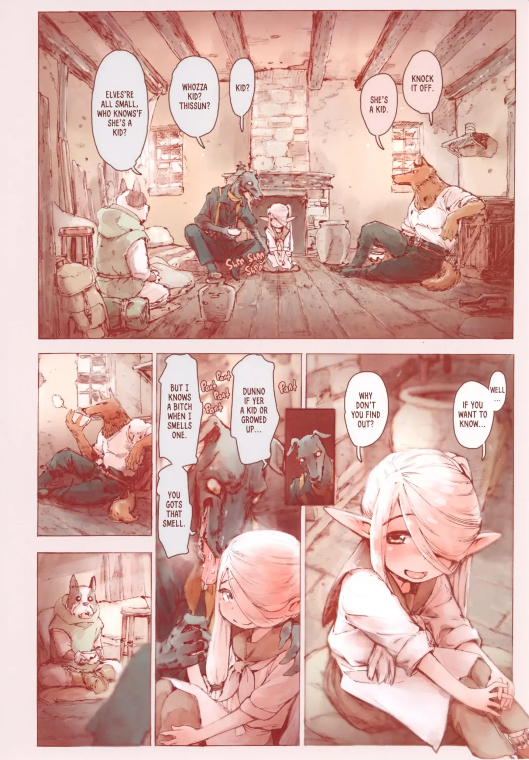 [Kyaradain] Chiisana Elf to Yaban na Juujin | The Little Elf and the Savage Beastmen (decensored) Fhentai - Page 13