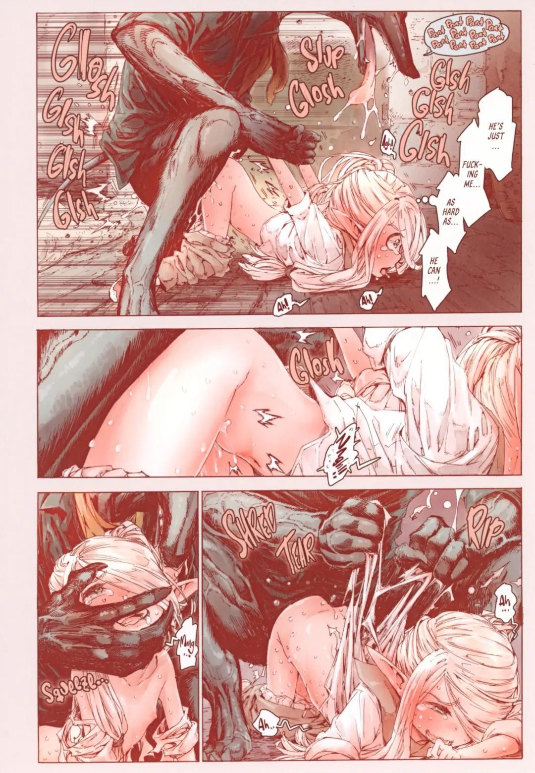[Kyaradain] Chiisana Elf to Yaban na Juujin | The Little Elf and the Savage Beastmen (decensored) Fhentai - Page 17