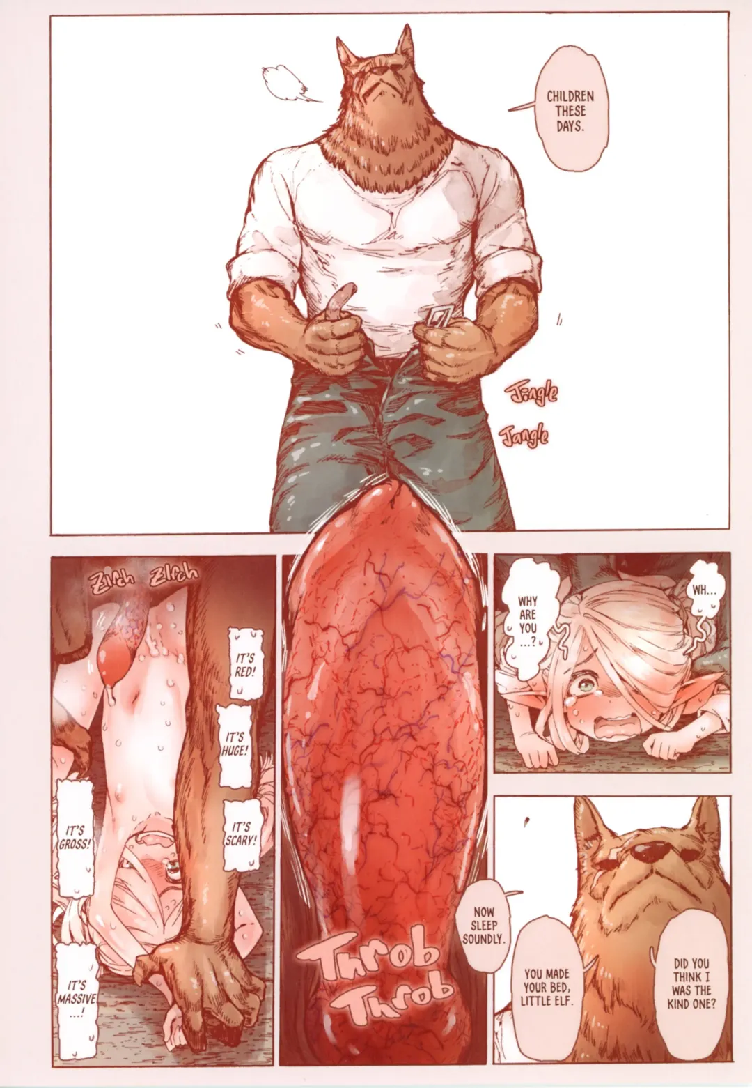 [Kyaradain] Chiisana Elf to Yaban na Juujin | The Little Elf and the Savage Beastmen (decensored) Fhentai - Page 23