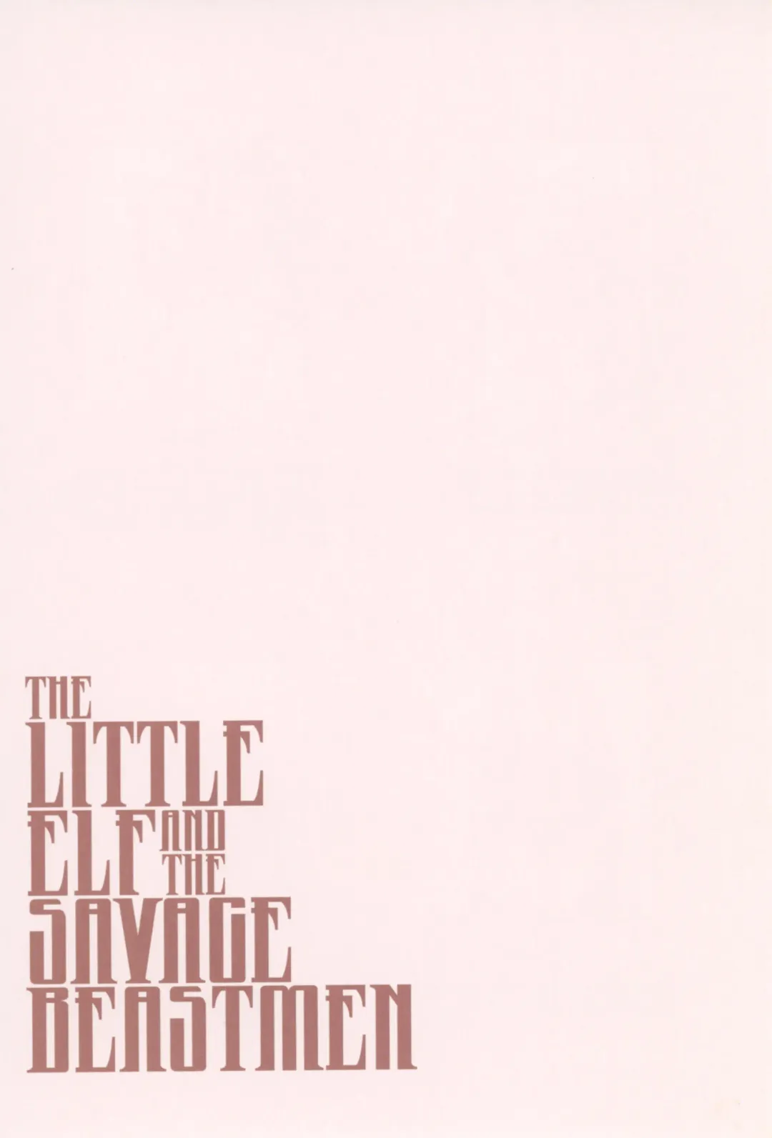 [Kyaradain] Chiisana Elf to Yaban na Juujin | The Little Elf and the Savage Beastmen (decensored) Fhentai - Page 3