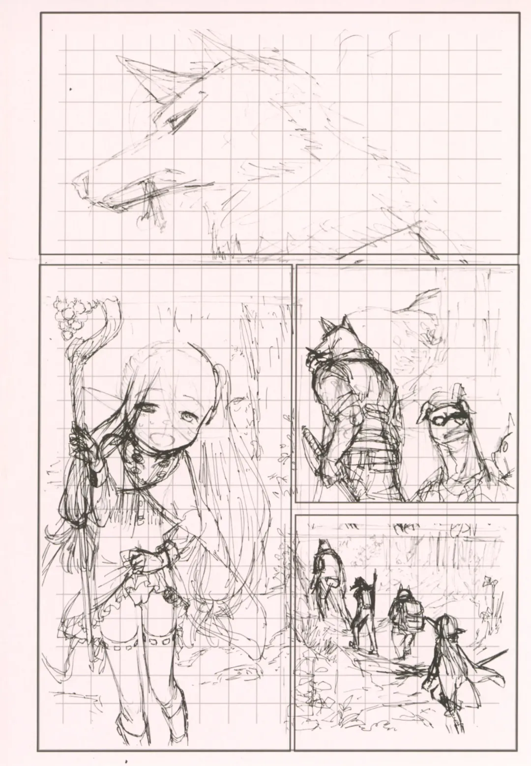 [Kyaradain] Chiisana Elf to Yaban na Juujin | The Little Elf and the Savage Beastmen (decensored) Fhentai - Page 45