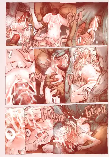 [Kyaradain] Chiisana Elf to Yaban na Juujin | The Little Elf and the Savage Beastmen (decensored) Fhentai - Page 39