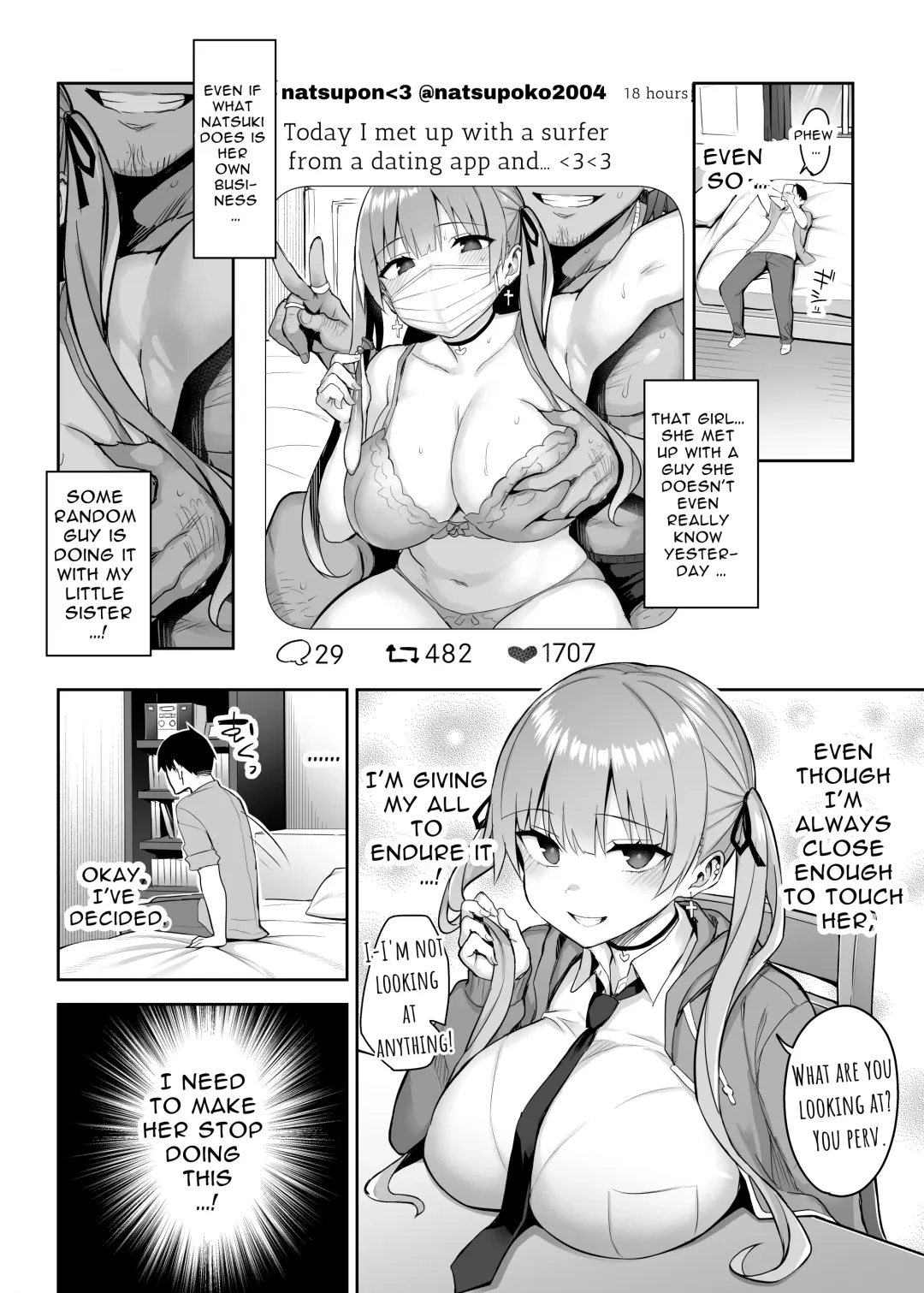[Ichinomiya Yuu] Moto InCha no Kyonyuu Yariman Imouto ga Erosugite, Onii-chan wa Mou...!! 2 | I Can't Handle My Former Bookworm Little Sister Now That She's a Slut! 2 Fhentai - Page 10