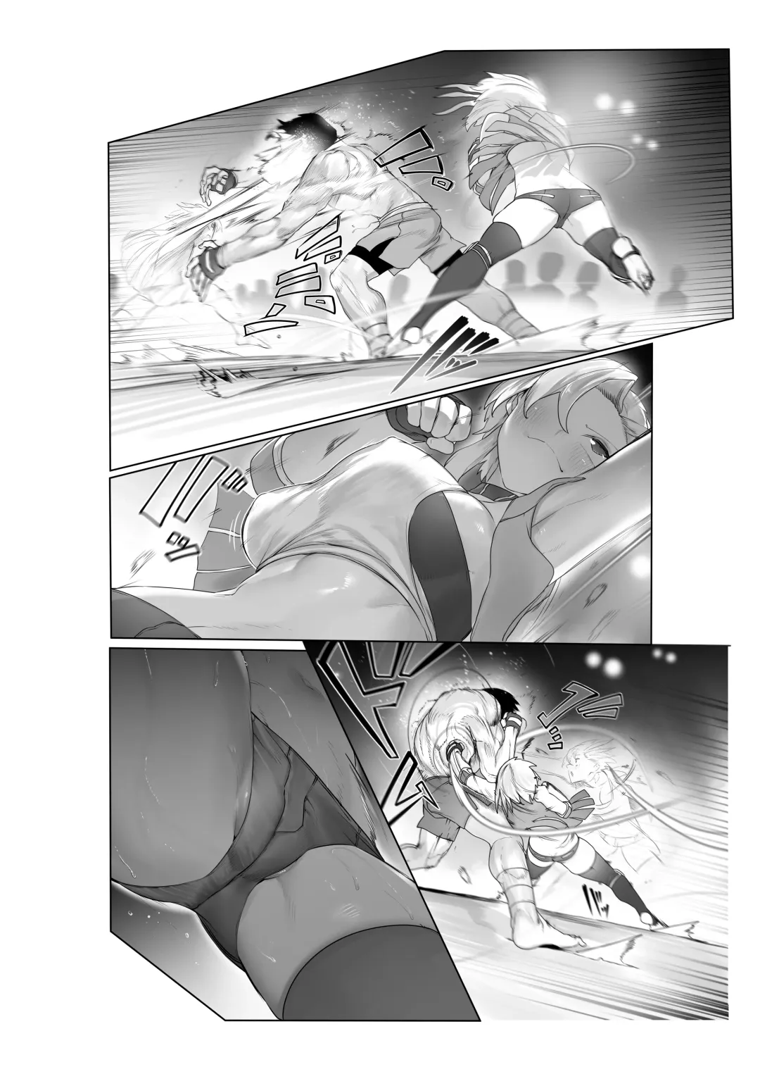 [Niwarhythm] Kakutou Rape -Saikyou Shoujo Touka ga Okasareta Hi- | Battle Rape -Touka the Undefeated's Day of Humiliation- Fhentai - Page 9