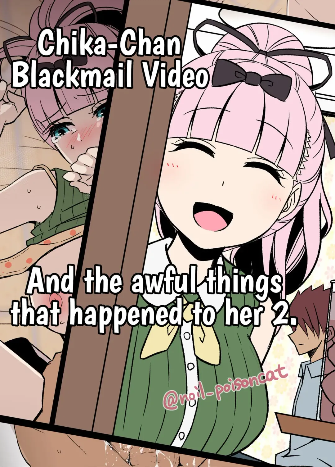 [Dokuneko Noil] Chika-chan o Douga de Odoshite Warui Koto o Suru Hanashi 2 | Chika-Chan Blackmail Video And the awful things that happend to her 2. Fhentai - Page 1
