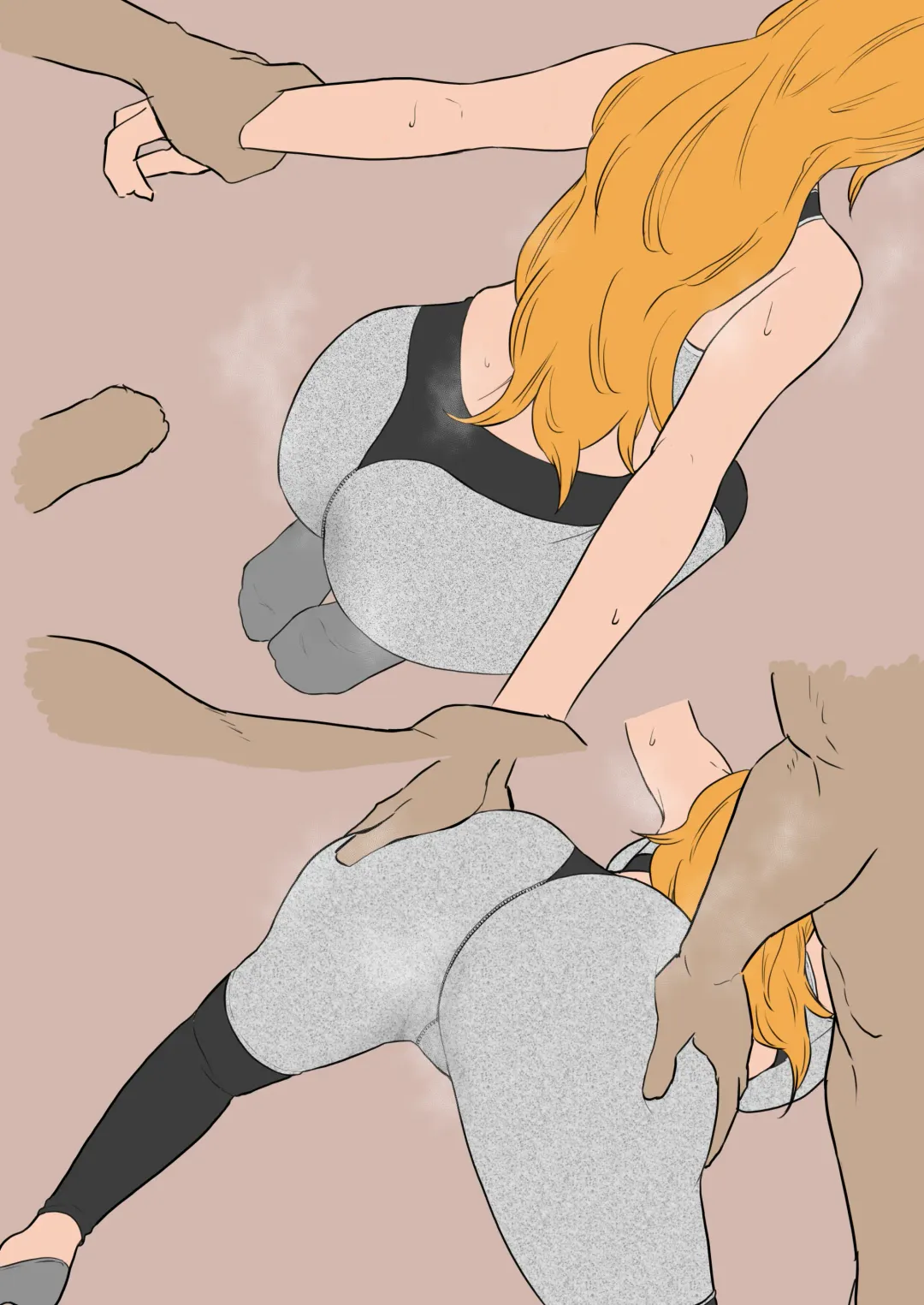 [Iwao] ヨガパンツ乱菊 といろいろ（Chinese） Fhentai - Page 2