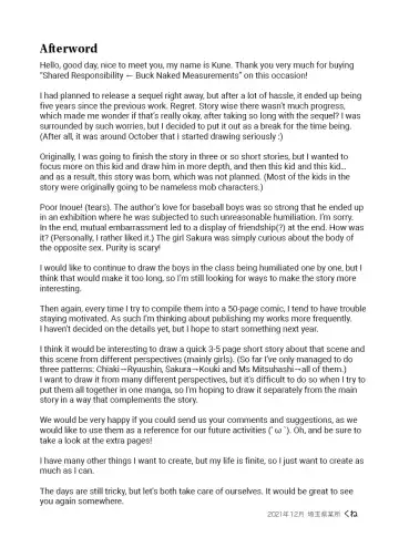 [Kune] Ichiren Takushou - Suppadaka Sokutei | Shared Responsibility - Buck Naked Measurements Fhentai - Page 44