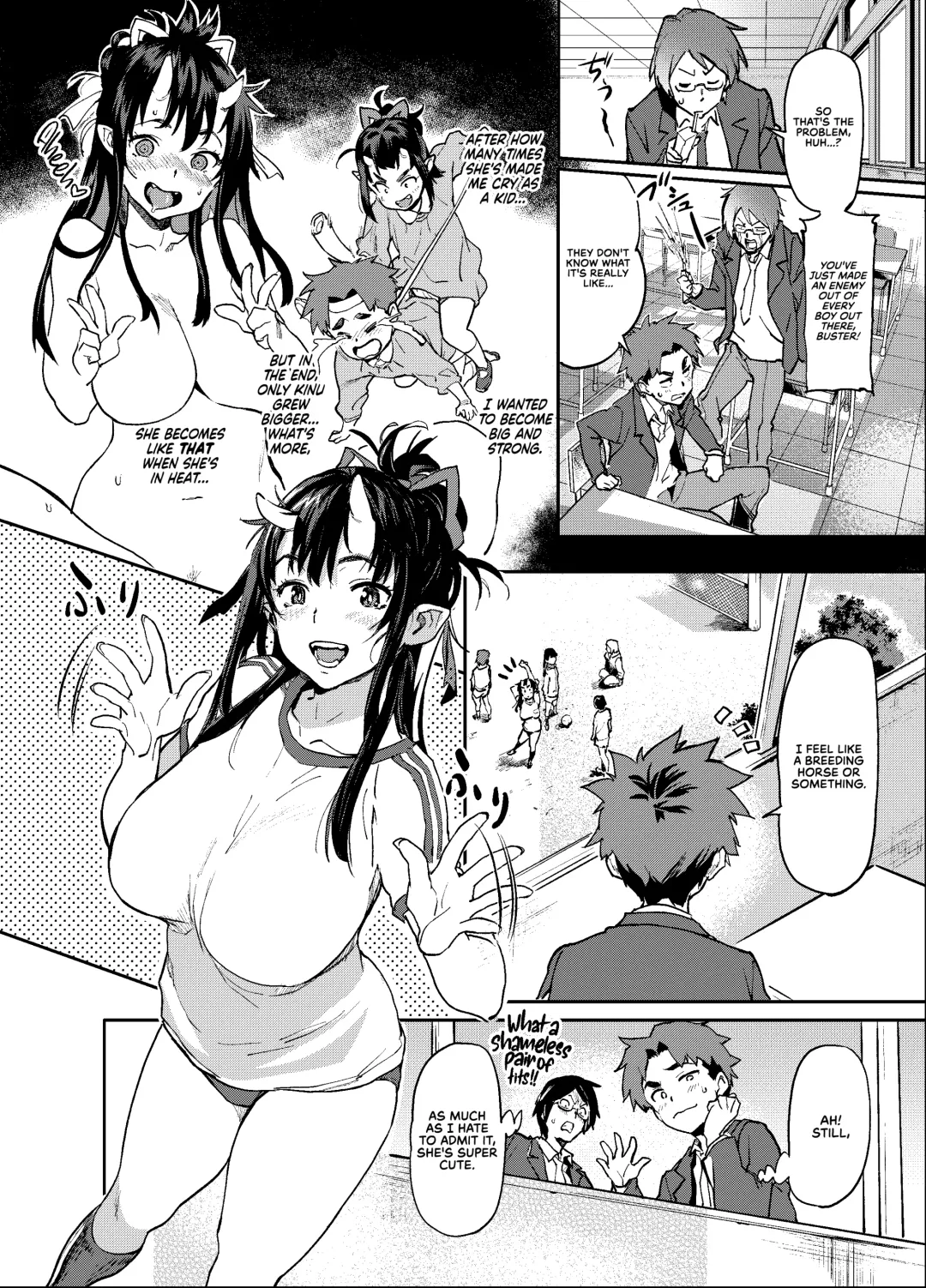 [Sameda Koban] Oni-Musume-chan wa Hatsujouki! | The Oni Girl is in Heat! Fhentai - Page 16