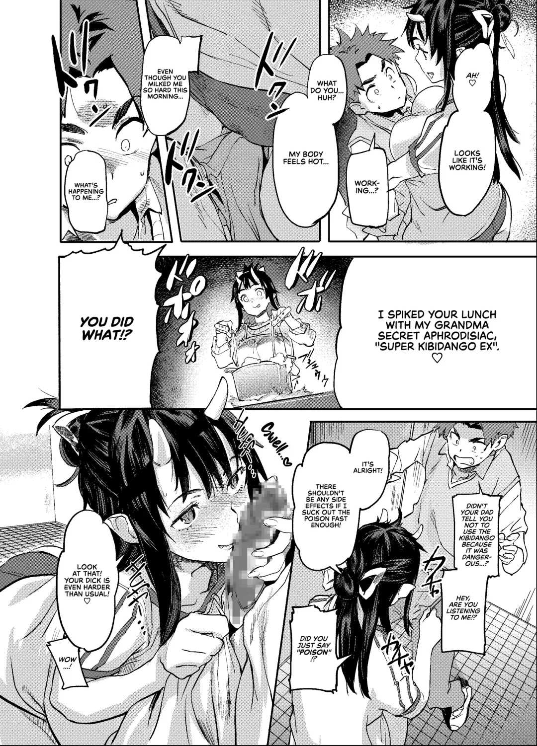 [Sameda Koban] Oni-Musume-chan wa Hatsujouki! | The Oni Girl is in Heat! Fhentai - Page 18