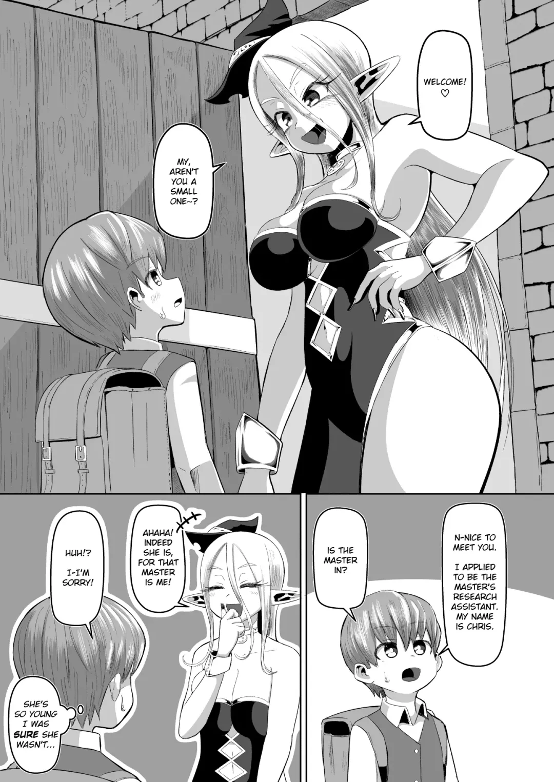 [Tenkomori] Majo to Deshi no Seikatsu | The Witch's Apprentice Fhentai - Page 4