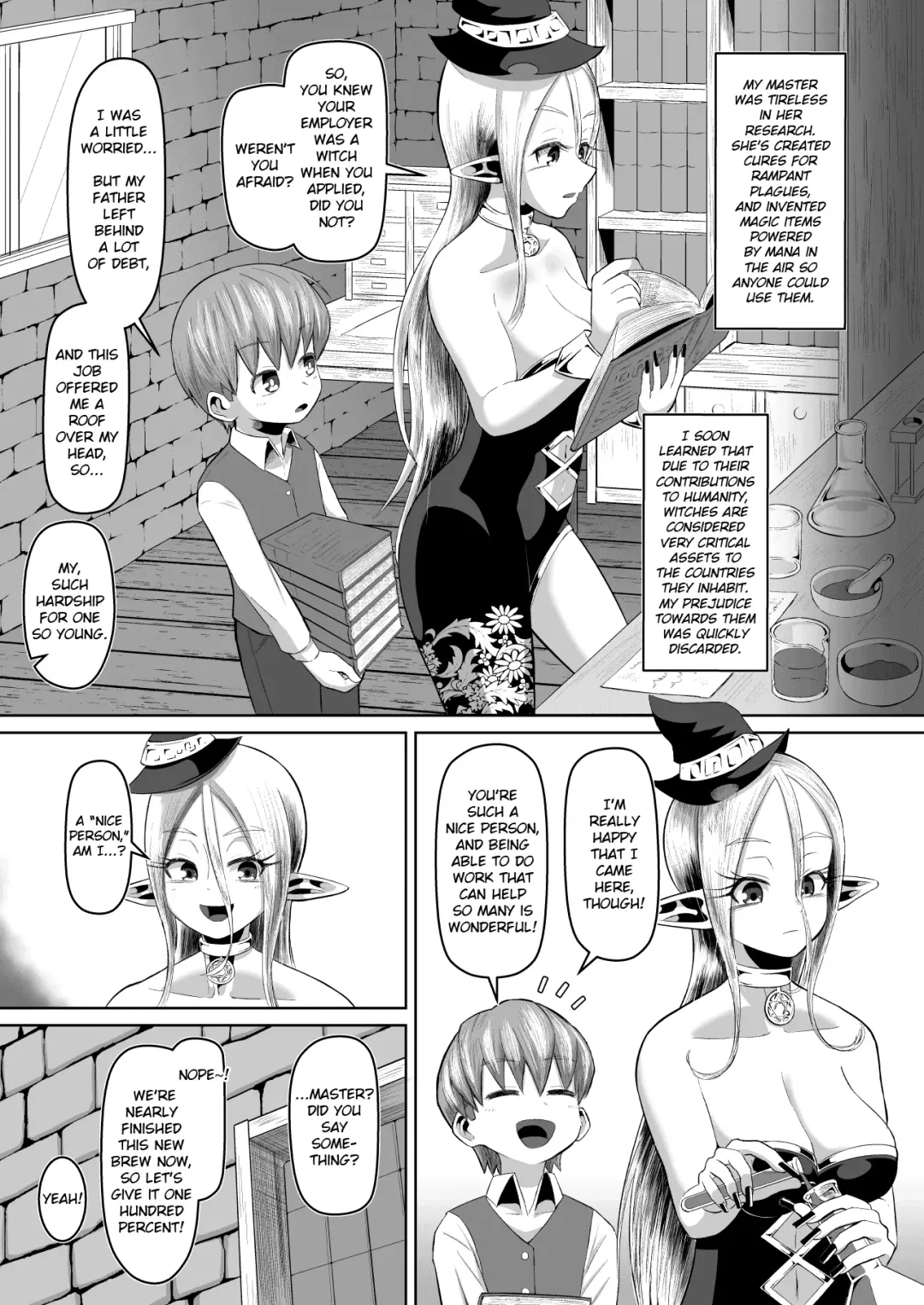 [Tenkomori] Majo to Deshi no Seikatsu | The Witch's Apprentice Fhentai - Page 6