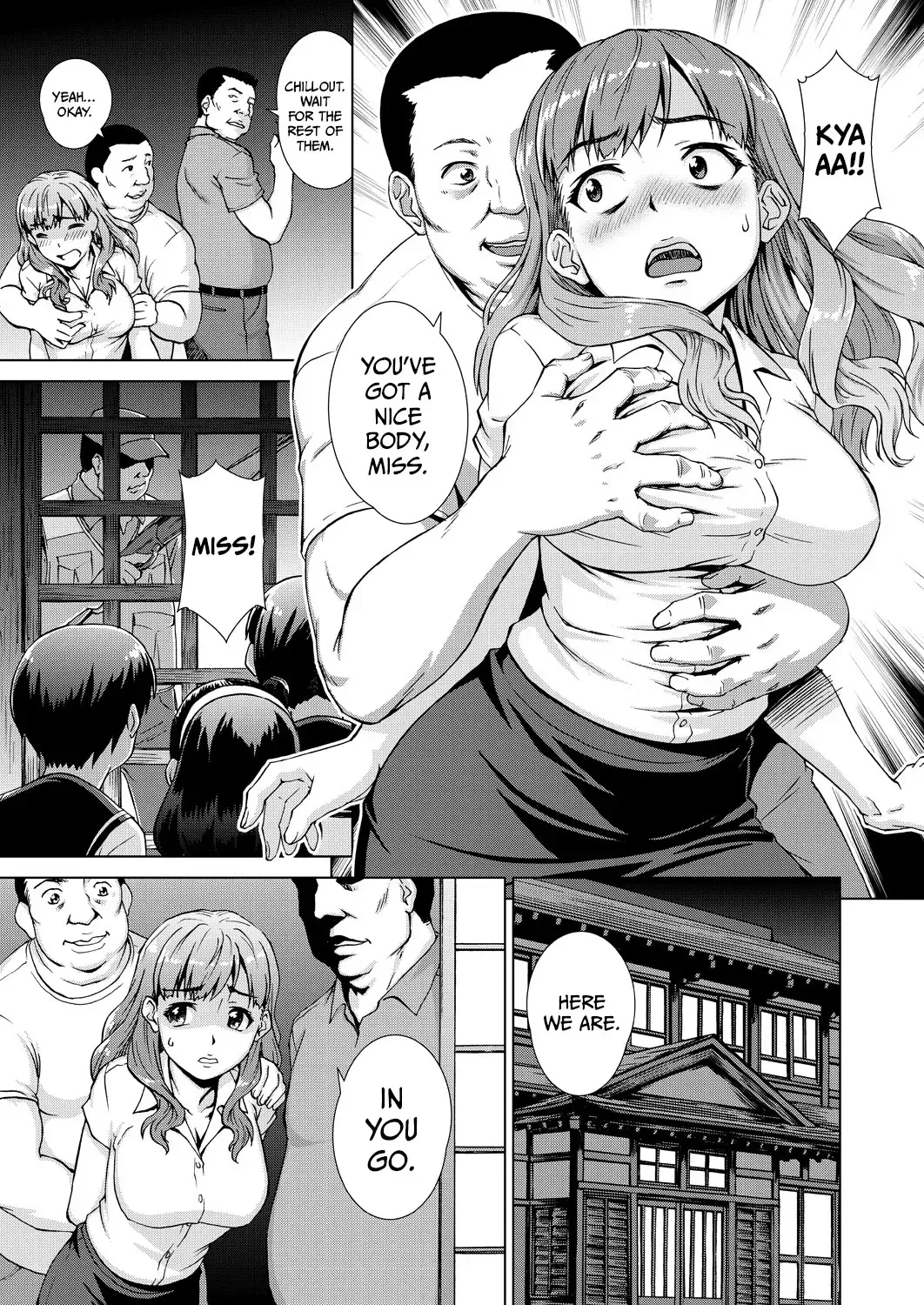[Shinogi A-suke] Ryoshuu no Mura | Village of Prisoners Ch. 1-2 Fhentai - Page 18