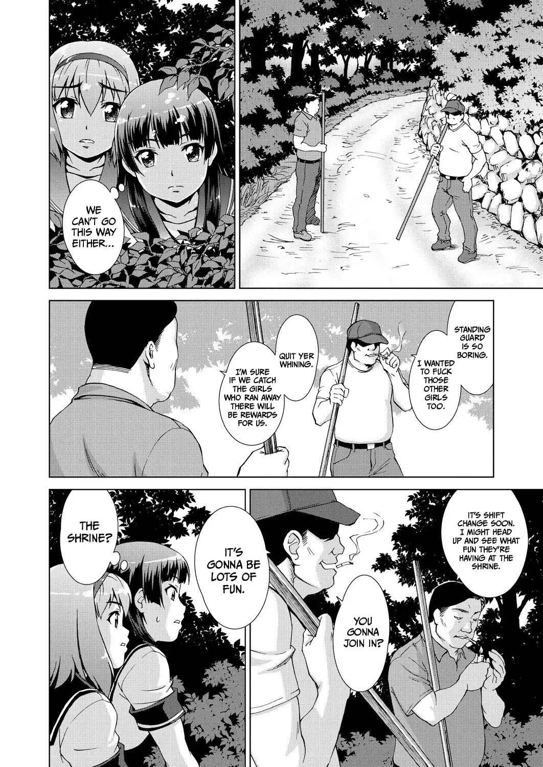 [Shinogi A-suke] Ryoshuu no Mura | Village of Prisoners Ch. 1-2 Fhentai - Page 62