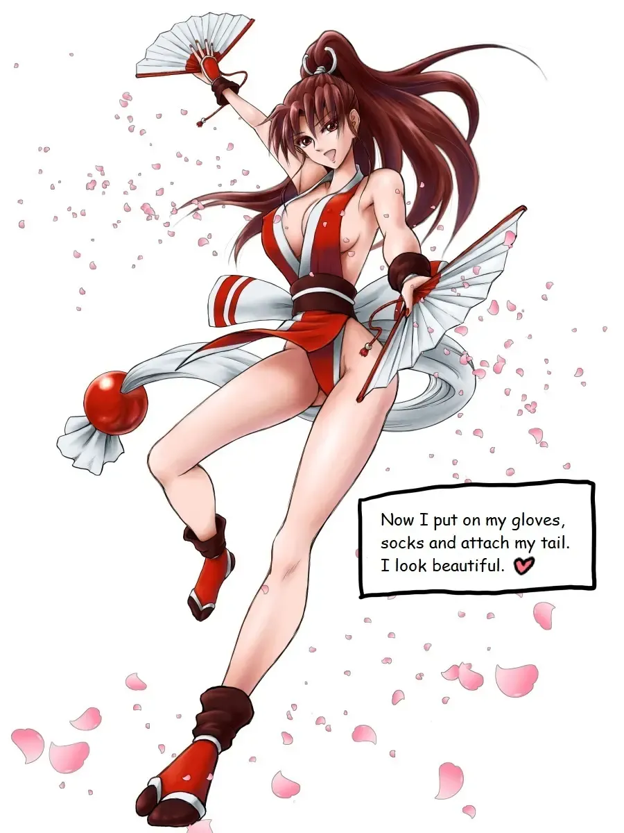 How Mai Shiranui gets ready for a fight! Fhentai - Page 8