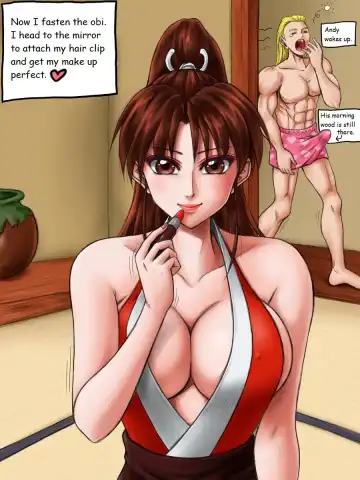 How Mai Shiranui gets ready for a fight! Fhentai - Page 7