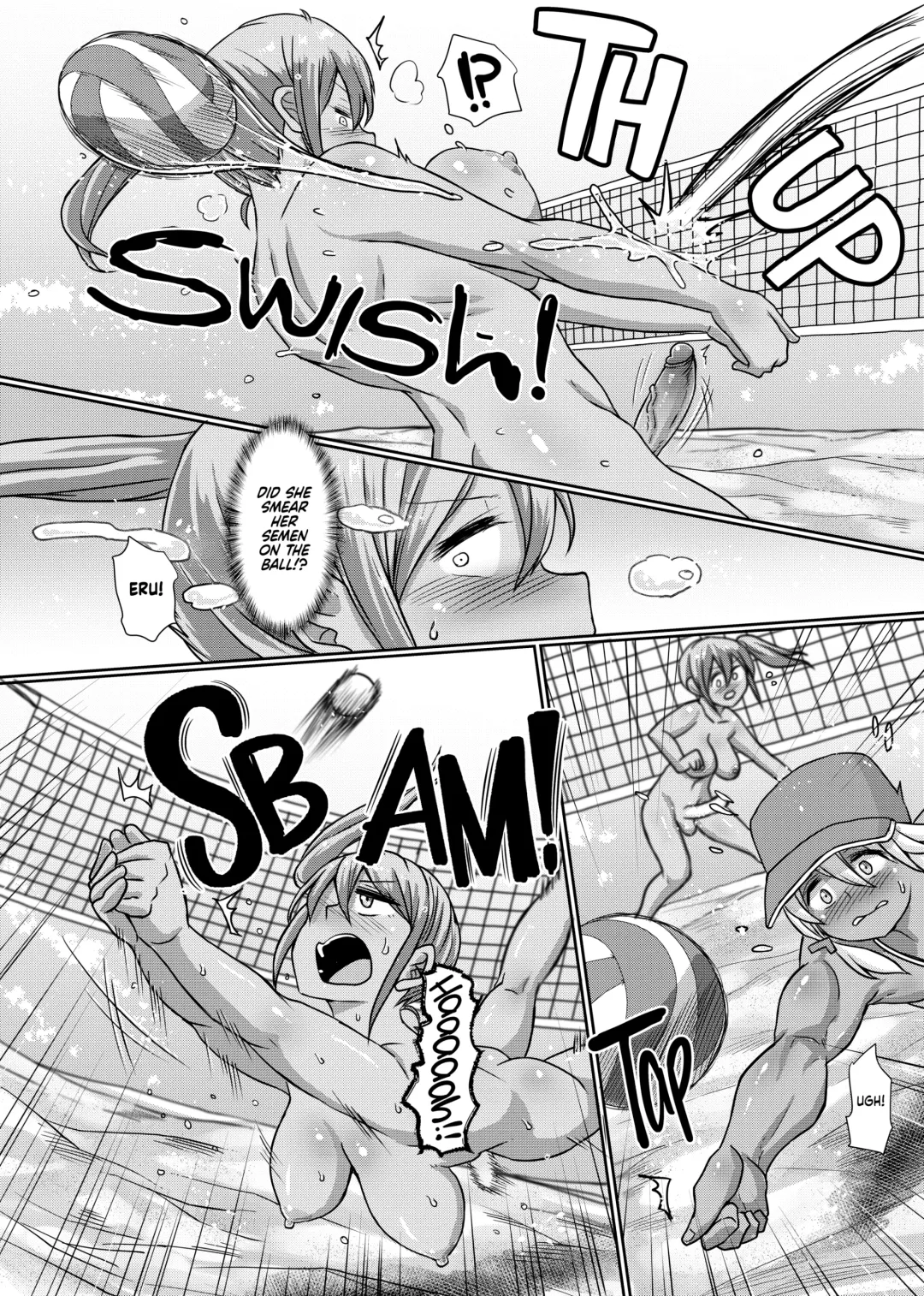[Hakaba Yodomu] Zenra de Futanari Beach Volley (decensored) Fhentai - Page 21