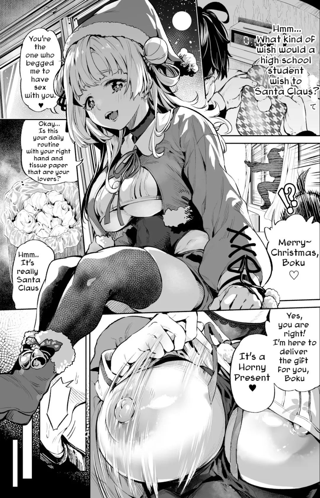 [Ooban Yaki] Seinaru... | Sexual Christmas Fhentai - Page 1