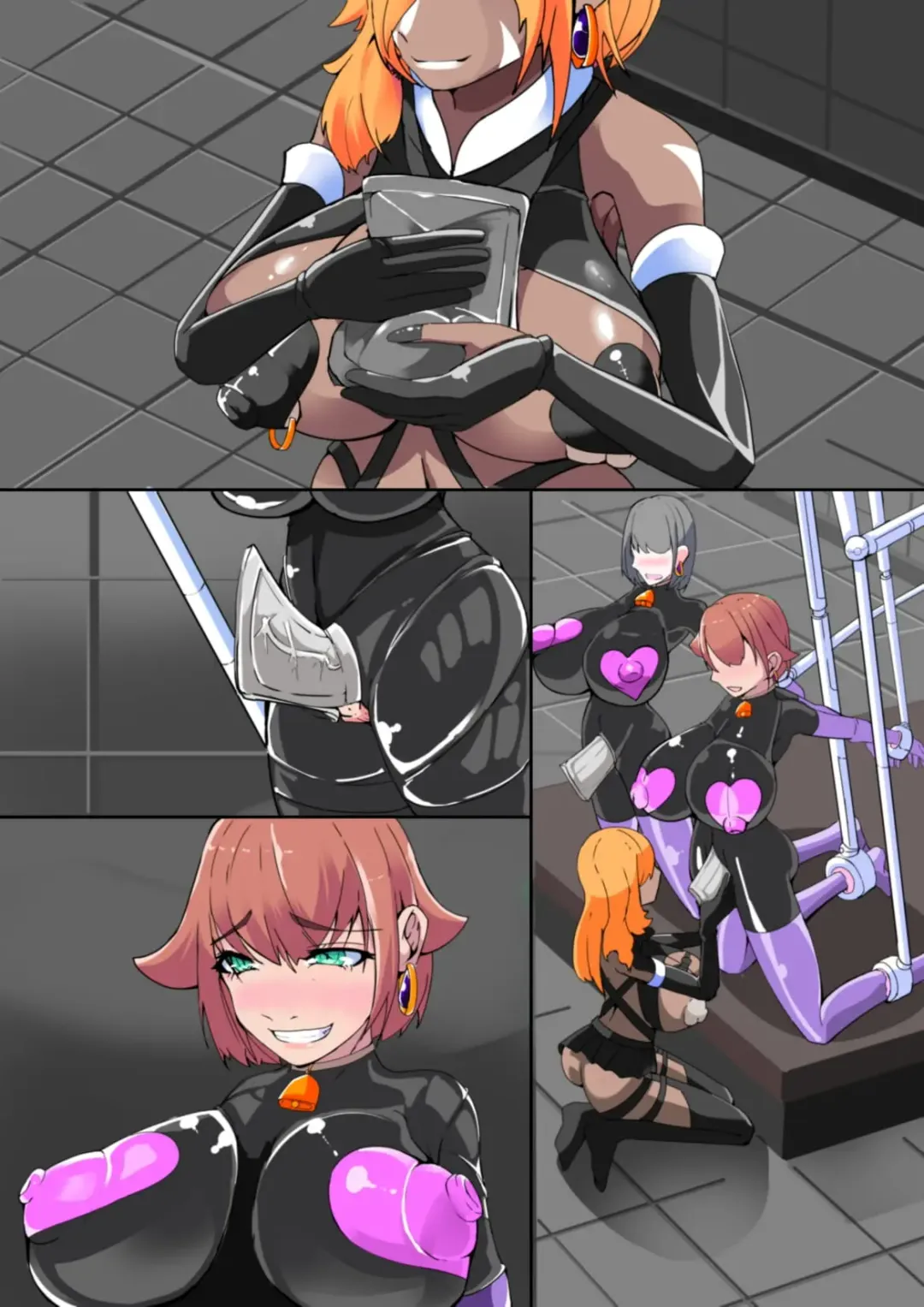 [Aruma] Warui Futanari Kanbu ni Makete Kaizou Souchi ni Tsunagarechatta Hero-san no Hanashi. Goutetsu no Daga 2 Fhentai - Page 42