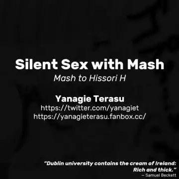 [Yanagie Terasu] Mash to Hissori H | Silent Sex with Mash Fhentai - Page 15