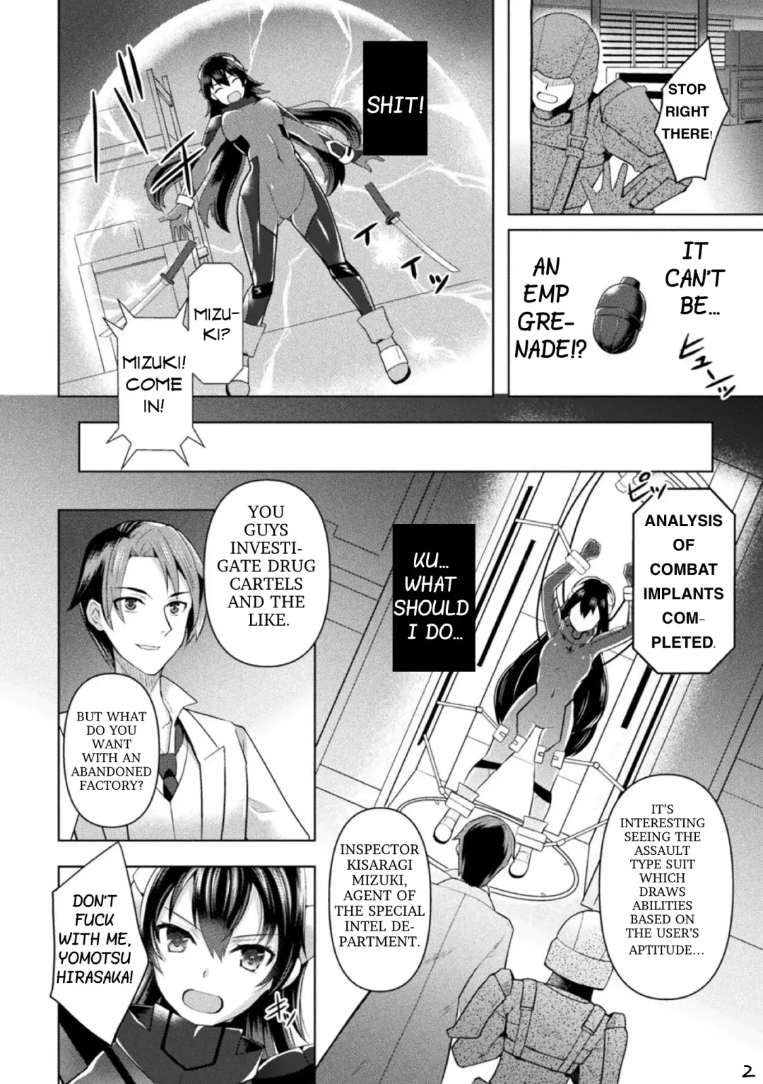 [Tenro Aya] Kansakan Mizuki 2.0 ~Kaizou Choukyou ni Ochiru Mesuniku~ | Inspector Mizuki 2.0: The Bitch Who Fell To Modification Training Fhentai - Page 2