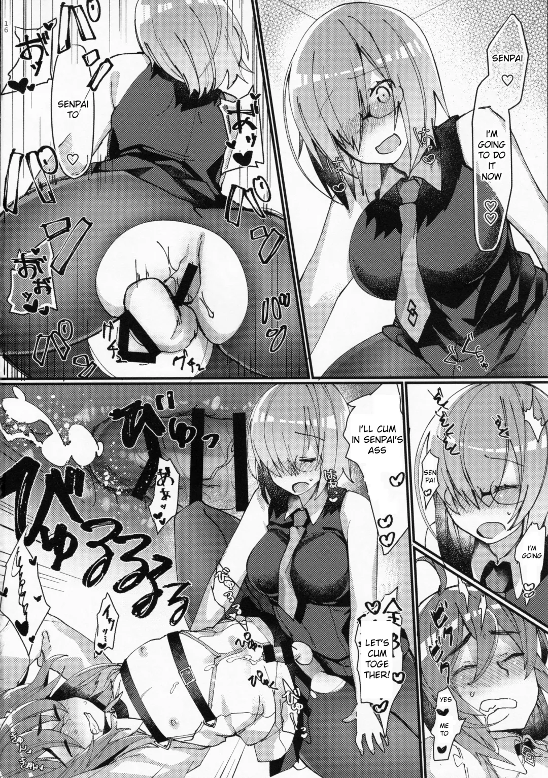 [Anoshabu] Josou Saserarete Futanari Kouhai Servant ni Onnanoko ni Sarechau Hon Fhentai - Page 14